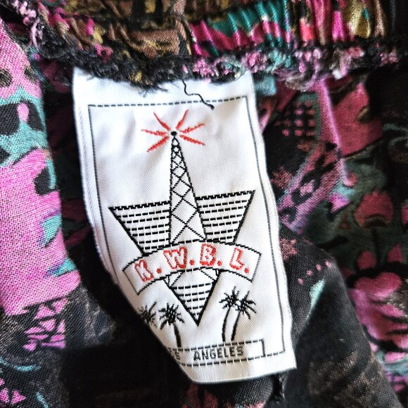 Size L Vintage 1980s KWBL Tapered Leg Pants - Picture 7 of 8